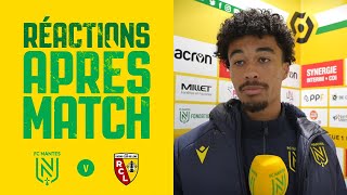 FC Nantes  RC Lens  la réaction des joueurs [upl. by Eedak]