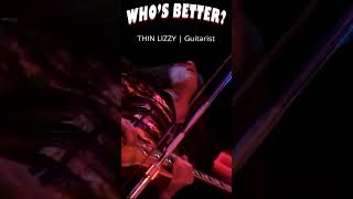 GARY MOORE vs SCOTT GORHAM  thinlizzy guitarist [upl. by Ymereg]