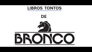 LIBROS TONTOS DE BRONCO TUTORIAL TECLADO [upl. by Aciretal39]