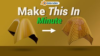 Cloth simulation like a pro  blender advanced simulation [upl. by Aratak]