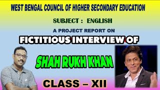 English Project for class 12  Fictitious Interview Of An Eminent Personality  খুব সহজে তৈরি করো [upl. by Ayeki]