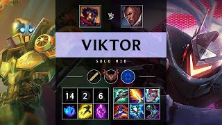 Viktor Mid vs Lucian Legendary  EUW Grandmaster Patch 1418 [upl. by Gyatt401]