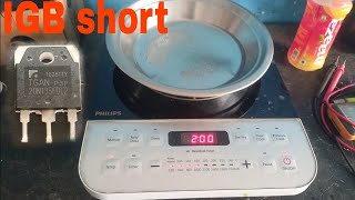 Philips induction cooker repair IGB short full solution repairing [upl. by Waterer496]