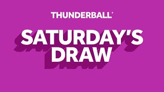 The National Lottery Thunderball draw results from Saturday 02 November 2024 [upl. by Trebbor]