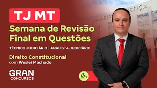 Concurso TJ MT Técnico e Analista Judiciário  Revisão Final em Direito Eleitoral [upl. by Gabrielson]