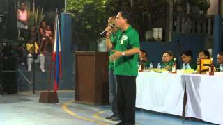 Mayor PABLO speech  Barangay 1 Fiesta [upl. by Obie]