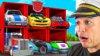 Abriendo Contenedores de TRANFORMERS MILLONARIOS en GTA 5  🤖🚗 [upl. by Iand]