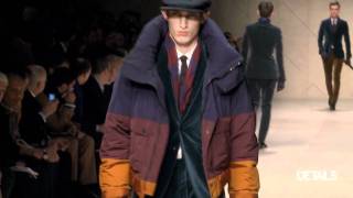 Burberry Fall 2012 Menswear Runway Recap [upl. by Descombes]