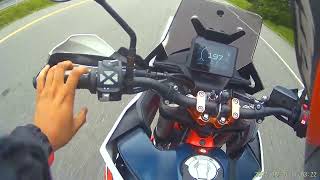 top speed ktm 890 adventure r 2024 [upl. by Jud649]