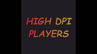 High DPI Players VS low DPI players shorts [upl. by Elinet]