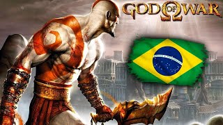 GAMEPLAY  God Of War 1 DUBLADO amp Traduzido em PTBR PS2 Neste MOD INCRÍVEL 💛💚 REVIEW [upl. by Alegnasor]