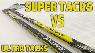 CCM Hockey Super Tacks VS Ultra Tacks Stick Review – What is the real difference [upl. by Zeiler]