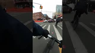 Thank the cab driver citytraffic nobrakes bikechase fixienyc brakeless cyclingvlog roadbike [upl. by Nancee969]