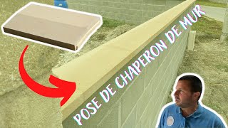 Comment poser un chapeau de mur pose de chaperons optipose WESER [upl. by Hsot]