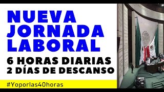 NUEVA JORNADA LABORAL 6 HORAS DIARIAS CON 2 DE DESCANSO [upl. by Schulze]