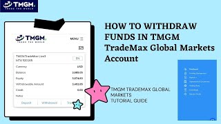 HOW TO WITHDRAW YOUR FUNDS IN TMGM TradeMax Global Markets Account USING ANDROID PHONE [upl. by Onil528]