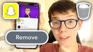 How To Remove Bitmoji From Snapchat  Full Guide [upl. by Januarius736]