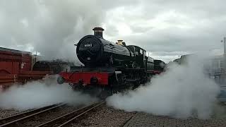 6880 Betton Grange New Build first ever steaming and test movement [upl. by Heiney]