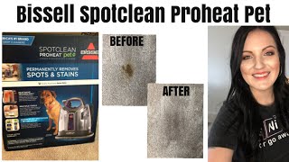 Bissell Spotclean Proheat Pet Review amp Test [upl. by Akirej]