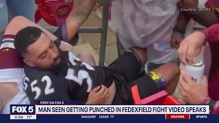 Ravens fan assaulted in viral FedEx Field brawl breaks silence [upl. by Gnohp135]