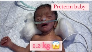 Preterm baby boy  wt 12 kg  pray for baby  newbornbaby medicalstudent nicu [upl. by Isac]