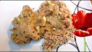 Cooking Raf Fricassée de poulet au jambon de Serrano [upl. by Uahsoj691]