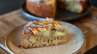 Gâteau moelleux aux pommes de grandmère avec moitié moins de beurre et peu sucré [upl. by Aisor]