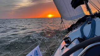 24 uur zeilen 159 mijl windje 45 21 plaats t5… wat kan het toch mooi zijn op het IJsselmeer [upl. by Nada]