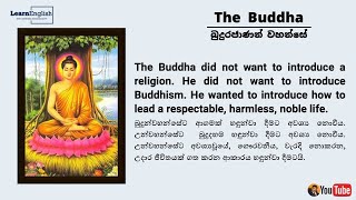 Learn English through Buddhism  The Buddha 1 [upl. by Sices]