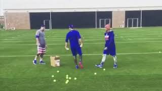 Chicago Cubs Outfield Drills [upl. by Aelber]