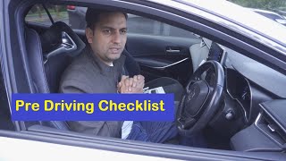 Pre Driving Checklist for driving test [upl. by Kristos]