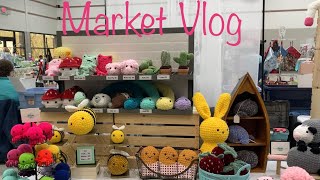 Market Vlog  Craft Fair  Crochet Craft Show [upl. by Hplar937]