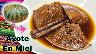 Ayote en Miel  Receta Facil  Ayote guatemalteco paso a paso  Calabaza en Dulce [upl. by Paris]