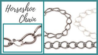 Horseshoe Chain  Beaducationcom [upl. by Varipapa]