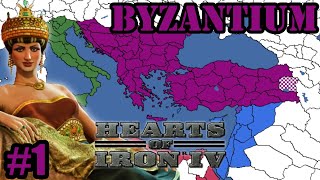 Reforming The Byzantine Empire In HOI4 Part 1 [upl. by Nonek]