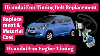 Hyundai Eon Engine Timing Belt Replacement  Eon Engine Timing  Hyundai Eon Engine Timing Mark [upl. by Jonna]