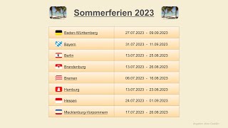 Sommerferien 2023 [upl. by Marleen164]