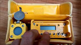 FEMA CD V718 Radiac set ANVDR2 Geiger counter survey meter [upl. by Tarttan703]