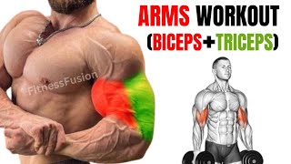 9 BEST BICEPS amp TRICEPS EXERCISES FOR BIGGER ARMS [upl. by Moazami]