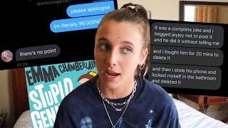 Emma Chamberlain CLAPS BACK because of THIS [upl. by Dardani]