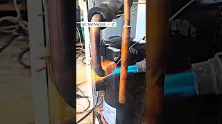 Ac technician life airconditioner acservice yt trendingshorts dailyvlog hvac youtubeshorts [upl. by Haet794]