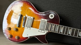 Handmade 1959 Les Paul Replica Kindred Burst [upl. by Jess845]