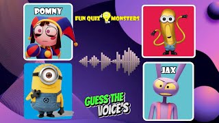 Amazing digital circus vs MinionsGuess the voiceFun quiz monsters [upl. by Anitsirk]