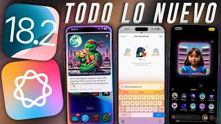 iOS 182  40 Funciones Nuevas GenMoji Image Playground y ChatGPT [upl. by Sac896]