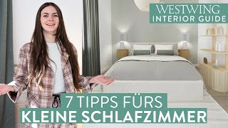 Kleines Schlafzimmer einrichten  Tipps für ein schöneres Zuhause  Makeover [upl. by Nnel454]