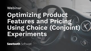 Optimizing Product Features and Pricing Using Choice Conjoint Experiments [upl. by Areema]