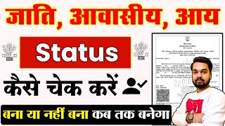 Jati Niwas Aay Application Status Kaise Check Kare  How to check RTPS Application Status 2023 [upl. by Sitoiganap]