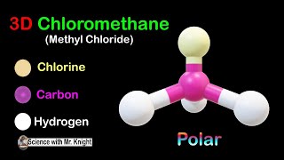 3D Chloromethane or Methyl chloride [upl. by Anirav]