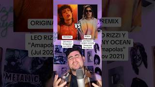 LEO RIZZI Y DANNY OCEAN  Amapolas ORIGINAL vs REMIX ¿Qué VERSIÓN prefieres 📣🤔 [upl. by Dygal]