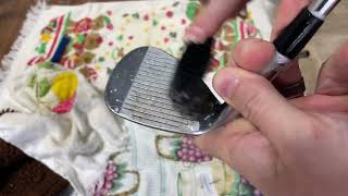 Golf Club Cleaning and Groove Sharpening [upl. by Doehne]